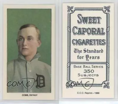 1988 CCC 1909-11 T206 Reprints Ty Cobb (Green Portrait Sweet Caporal Back) HOF • $46.54