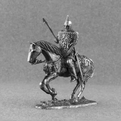 Cavalry Is The Army Of Kievan Rus Soldiers Figurines  Miniatures Tin 54mm 1/32 • $65