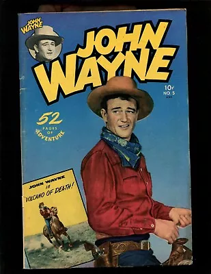 John Wayne Adventure Comics #5 FN- Photo Kurtzman Pot-Shot Pete Bonanza Bill • $139.95