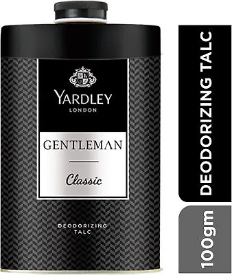 Yardley London Gentleman Deodorizing Talc Talcum Powder For Men 100Gm • £7.49