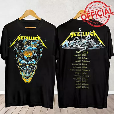 SALE!! Metallica Band Metal Tour 2023 2024 M72 Tour Music Event T-Shirt S-5XL • $18.99