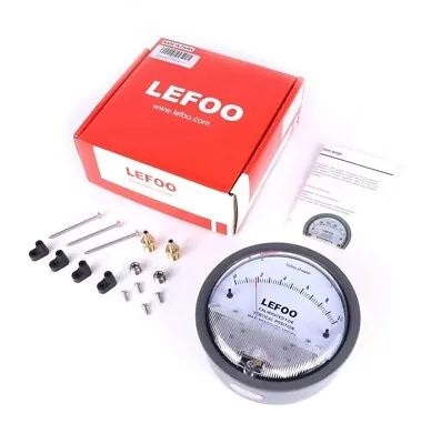 LEFOO LFB Differential Pressure Gauge HVAC Pressure Gauge 15psig 100kPa 20-140°F • $33.99