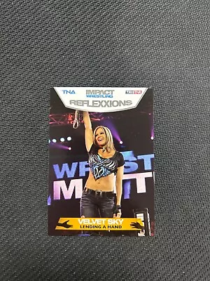 2012 TriStar Impact TNA Reflexxions Velvet Sky 96 Pro Wrestling Card • $3