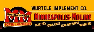 Minneapolis Moline Tractors Implements New Metal Sign: Ships Free - 6 X 18  • $21.88