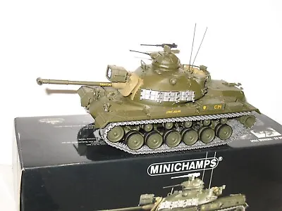 MINICHAMPS 1:35 Large All Metal Heavy Tank The PATTON Vietnam Military US • $324