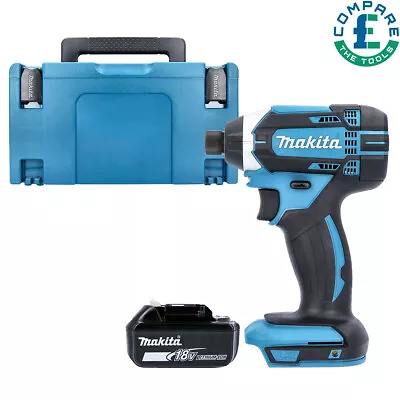 Makita DTD152Z LXT 18v Impact Driver Body With 1 X 5Ah Battery & 821551-8 Case • £155.78