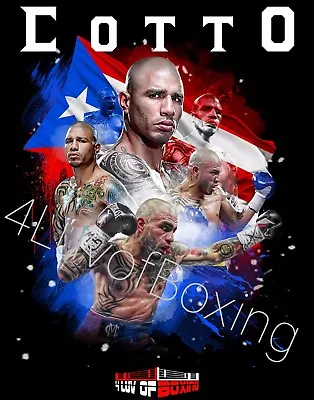 Miguel Cotto Boxing Poster BK 4LUVofBOXING 11x17 New PR • $17.99
