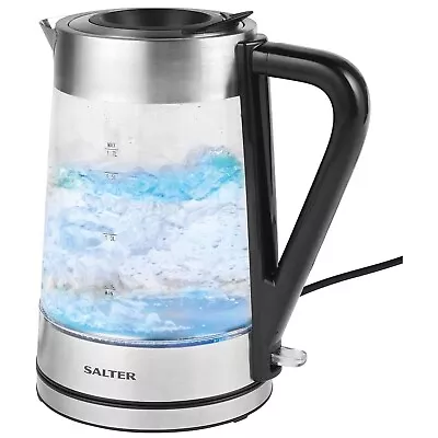 Salter Colour Changing Cordless Electric Glass Kettle 1.7L 2200W EK5078SS • £34.99