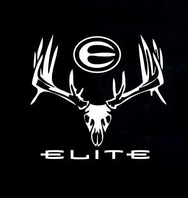 Elite Archery Buck Outdoors Bow Hunting Vinyl Decal You Pick Color • $4