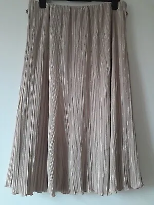 £5 • Buy REDUCED Forever By Michael Gold Long Micro Pleat Skirt~XXL.