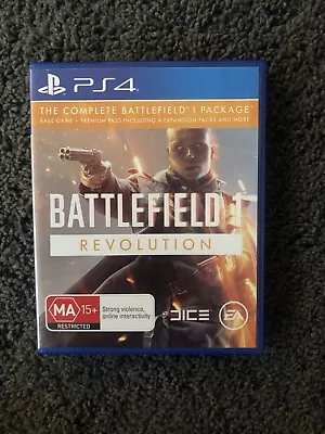 BATTLEFIELD 1 - REVOLUTION Complete Package Sony Playstation 4 PS4 Aussie Stock • $21.95