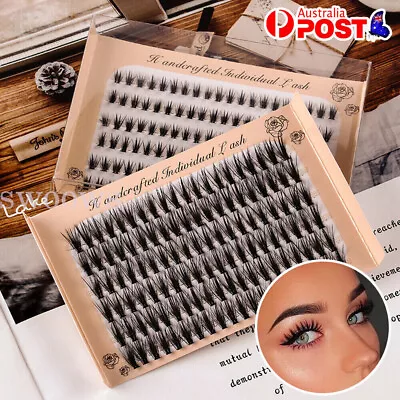 $8.15 • Buy 8-12mm Mix Volume Cluster Eyelash Extension Individual Russian False Mink Lashes