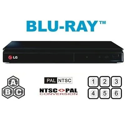 LG BP-175 Zone A B C Region 1 2 3 4 5 6 0 Blu Ray DVD Player - NEW • $139