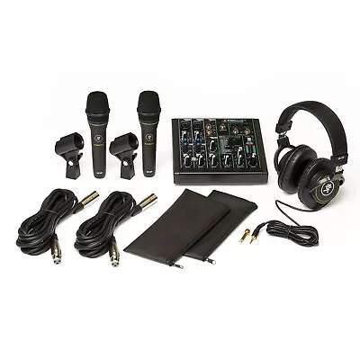 Mackie Performer Bundle - Incl. USB Mixer 2 Dynamic Microphones And Headphones • £179