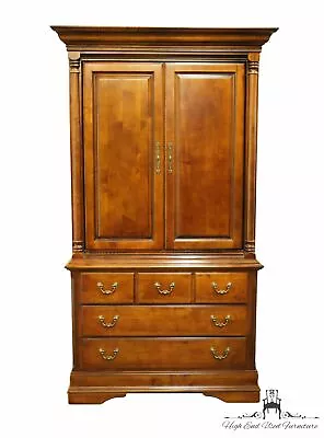 SUMTER CABINET Solid Cherry Traditional Style 46  Media Armoire / Door Chest ... • $379.99