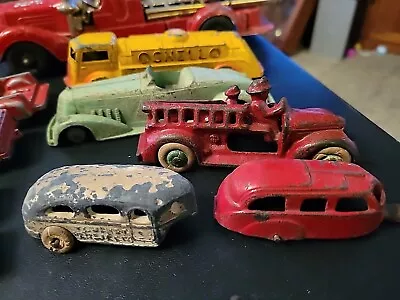 Vintage Mixed Lot Tootsietoy Etc Cars Campers Firetruck Taxi Parts Only Deco Gas • $648.74