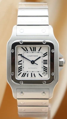 £5256.40 • Buy Cartier Santos Galbée XL Steel White 2823