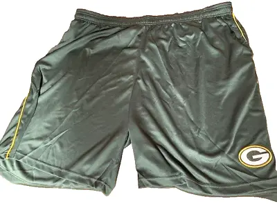 Green Bay Packers Static Mesh Draw String Sport Shorts - Nfl Team Apparel 5x • $34.99