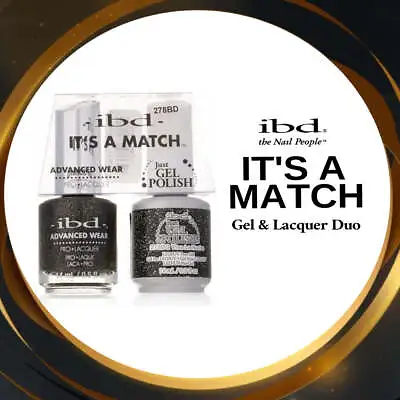 IBD IT'S A MATCH Gel Polish & Advance Nail Lacquer DUO *Pick Any* • $11.99