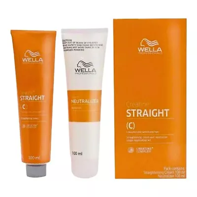 Wella Professionals Creatine+ (C) Cream & Neutilzer For Straight Hairs - 200ml • £17.50