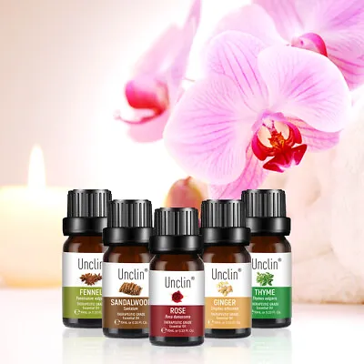 Essential Oil Natural Pure Aromatherapy Fragrances Diffuser 10ml • £1.44