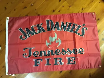 JACK DANIELS Whiskey Bourbon WALL HANGING HOME DECOR Banner Poster Man Cave Flag • $44