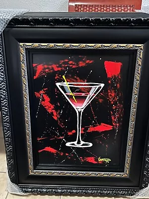 Michael Godard “Martini On Black” UNIQUE • $4995