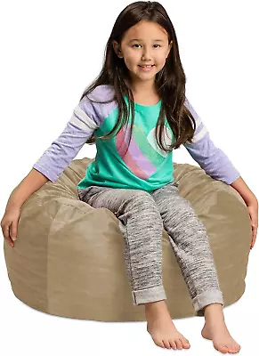 - Plush Ultra Soft Kids Bean Bag Chair - Memory Foam Bean Bag Chair With Micros • $73.99