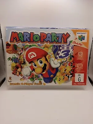 Mario Party 3 Nintendo 64 Acrylic Case / Art Work Only  Like New  • $39.99