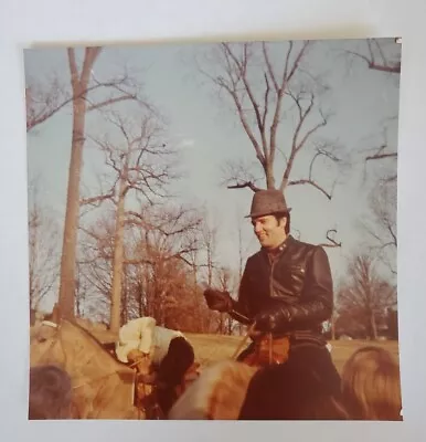 ELVIS PRESLEY AUTHENTIC VINTAGE 50+YR OLD ORIGINAL 5x5 KODAK PHOTO HORSEBACK • $9.99