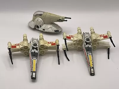 Kenner 1979 Star Wars Lot Die Cast Vehicles 2 X-Wing  + Slave 1 Incomplete • $55