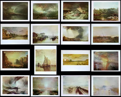 J. M. W. TURNER 1775 - 1851 Art Folio With 16 Color Plates & Bio • $25