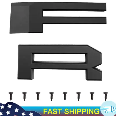 For Ford F150 F-150 Raptor Style Paramount Grille F & R Letters 2015-2017 Black • $12.99