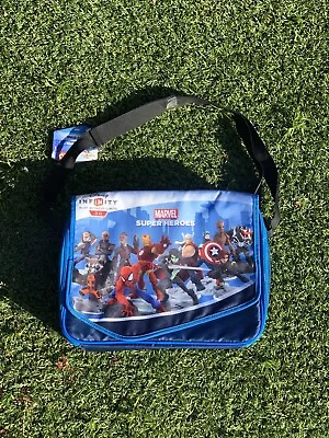 Disney Infinity Marvel Super Heroes Carrying Case Bag & Disc Album Holder Set • $49.99