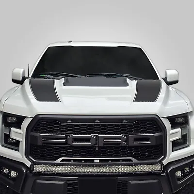 Hood Race Stripe Kit For 2017 2018 2019 Ford Raptor F-150 Graphics Decals GREY • $88.95
