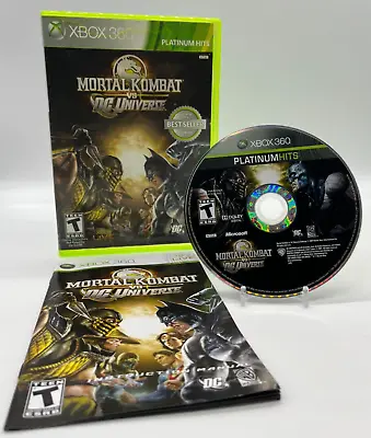 $9.99 • Buy Mortal Kombat Vs. DC Universe (Xbox 360, 2008) Complete W/ Manual.  Tested.