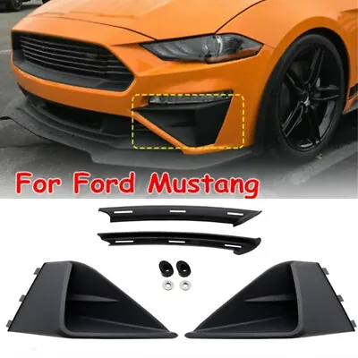 2X Car Front Bumper Air Intake Trim Cover For Ford Mustang 2018-2020 Accessories • $48.99