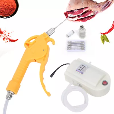 Electric Meat Saline Pump Gun Electric Injector Meat BBQ Cooking 100V-240V 50W • $66