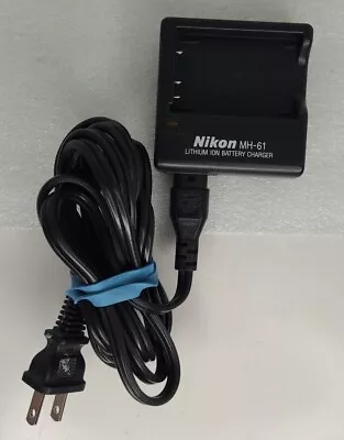 Nikon MH-61 Battery Charger For Li-ion Battery EN-EL5 With Cord • $9.95