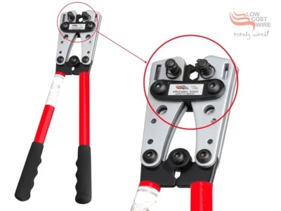 $69.98 • Buy 6 - 35mm2 Anderson Plug Crimp Crimping Tool Battery Cable Lug Hex Crimper T0077