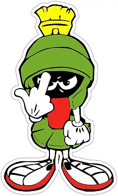 Marvin The Martian Flip Off Decal Usa Sticker Car Truck Window Laptop Wall Jdm • $1.99