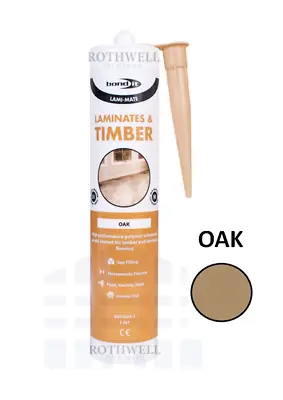 Bond It Lami-Mate Timber Laminate Sealant Wood Floor Gap Joint Filler EU3 310ml • £5.99