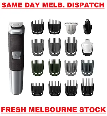 $98.50 • Buy Philips Norelco Multigroom 5000 All-in-One Trimmer 18 Pieces Face Body MG5750/49