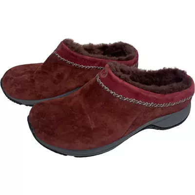 MERRELL Red Encore Chill Stitch Slide Mules - Size 7 • $42.88