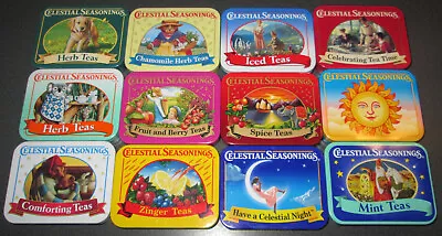 Celestial Seasonings Collectible Advertising Tins Lot Of 12 Different Designs  • $20.99