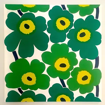 Marimekko Rare Vtg 1965 Maija Isola Unikko Lrg Stretched Fabric Wall Hanging Art • $3450