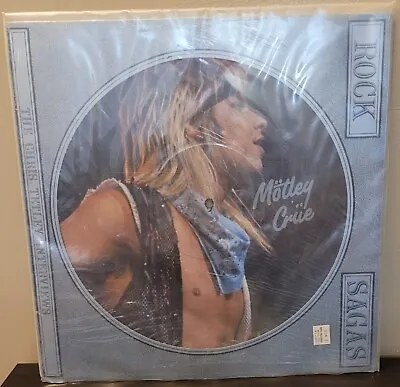 MOTLEY CRUE Interview Picture Disc 12  LP ROCK SAGAS ENGLAND HAIR METAL Record • $60