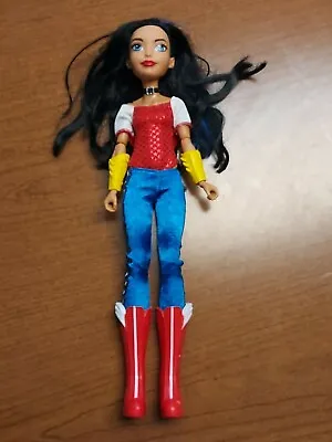 $4.95 • Buy DC Super Hero Girls Wonder Woman Doll Outfit Boots 12  Good Used Condition