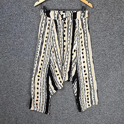 Zulu & Zephyr Womens Harem Pants Size 10 Multicoloured Elastic Waist • $17.46