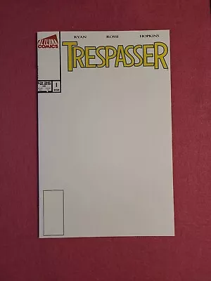 Trespasser #1 Blank Sketch Variant ( Alterna)  • $3.99